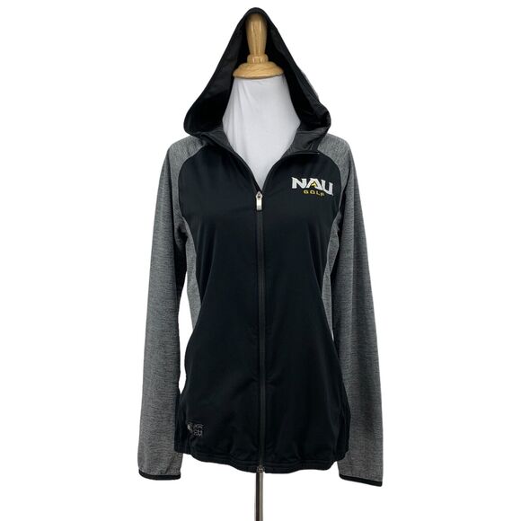 Adidas Golf Jacket S Small Northern Arizona University Full Zip Climastorm NAU - Picture 1 of 13